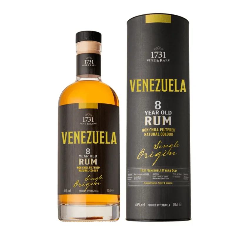 1731 - Fine & Rare 1731 Venezuela 8 Y.O., GIFT 46% 0,7l