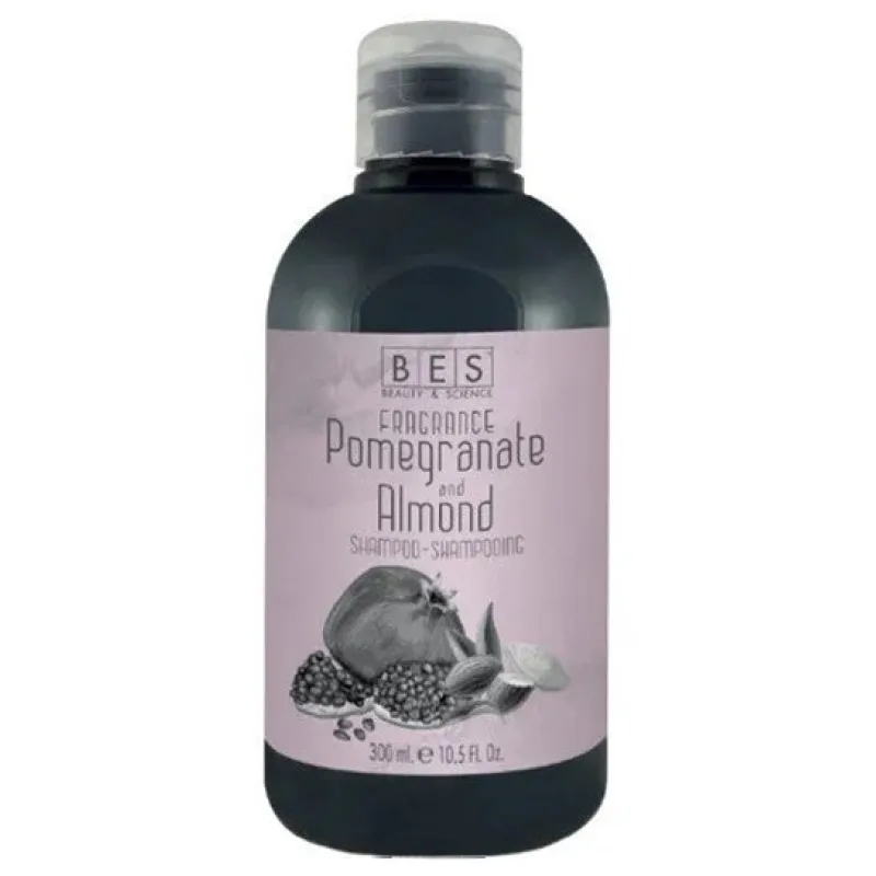 BES Fragrance Pomegranate And Almond Shampoo 300ml - šampón s vôňou granátového jablka a mandle