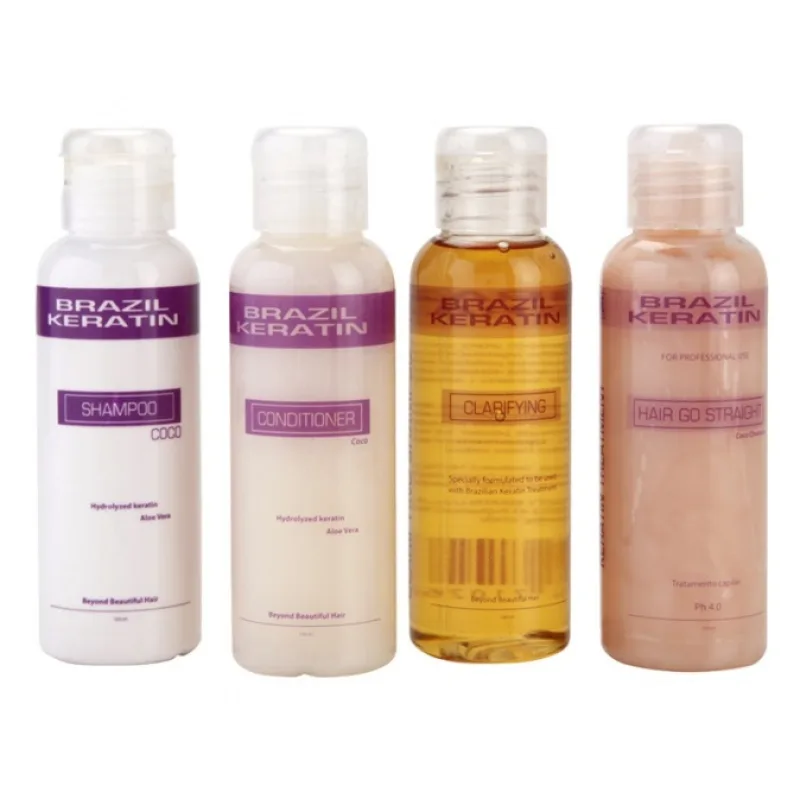 BRAZIL KERATIN HGS Štart Set 4x100ml - Štartovací balíček pre prácu s Brazílskym keratínom