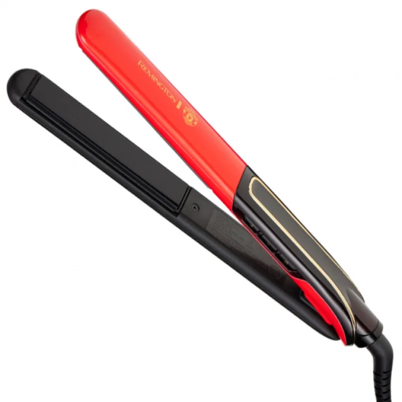 REMINGTON S 6755 Sleek And Curl Manchester United - titanovo keramická žehlička na vlasy