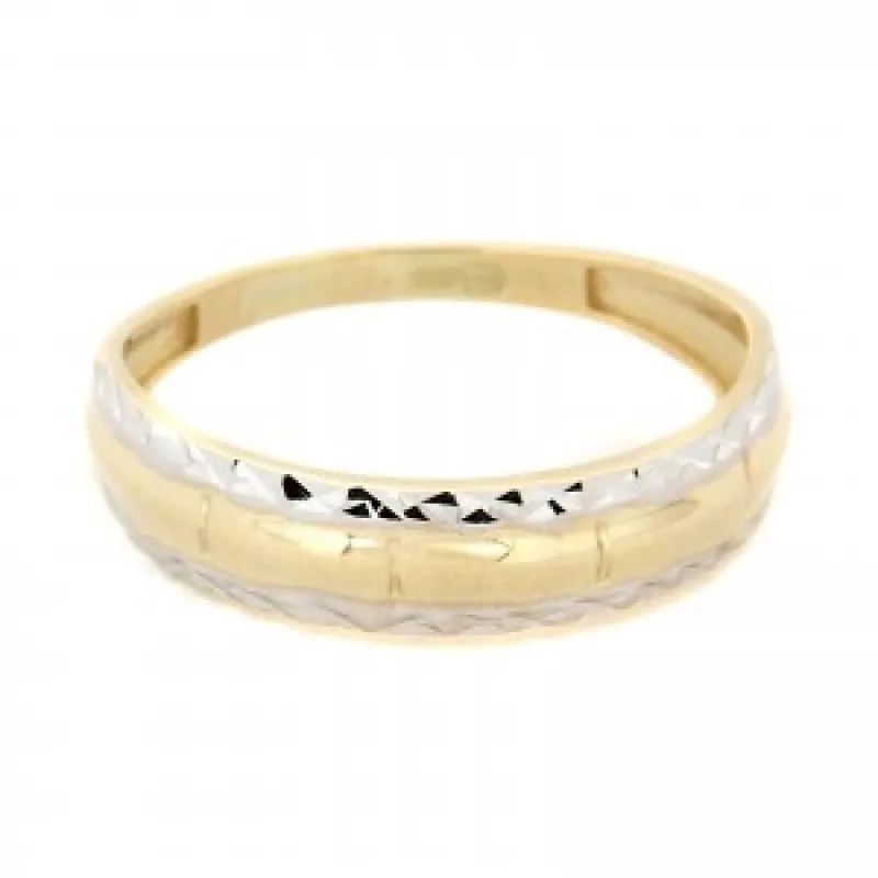 Zlatý prsteň z kombinovaného zlata KA TS427, 57, 1.70 g