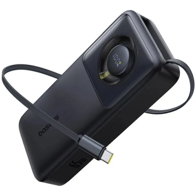 NONAME Baseus Powerbanka Qpow2 20000mAh 65W s kabelem USB-C černá 6932172659615