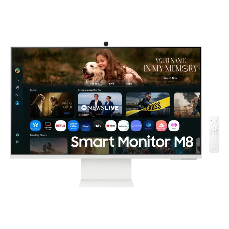 Samsung Smart Monitor/M80F/32"/VA/4K UHD/60Hz/4ms/Bílá/2R LS32FM801UUXDU