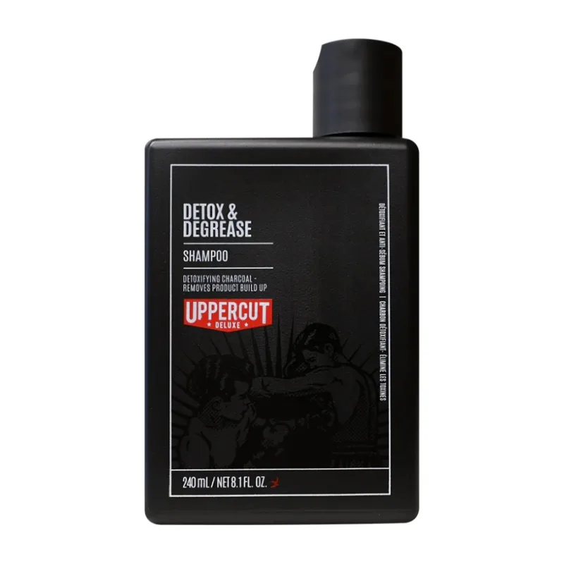 Hĺbkovo čistiaci šampón na vlasy UPPERCUT Deluxe Detox & Degrease shampoo 240 ml