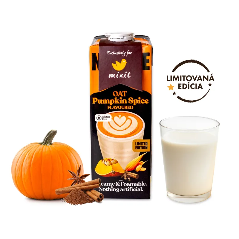 Mixit Pumpkin Spice Oat - Ovsený nápoj - 1000ml