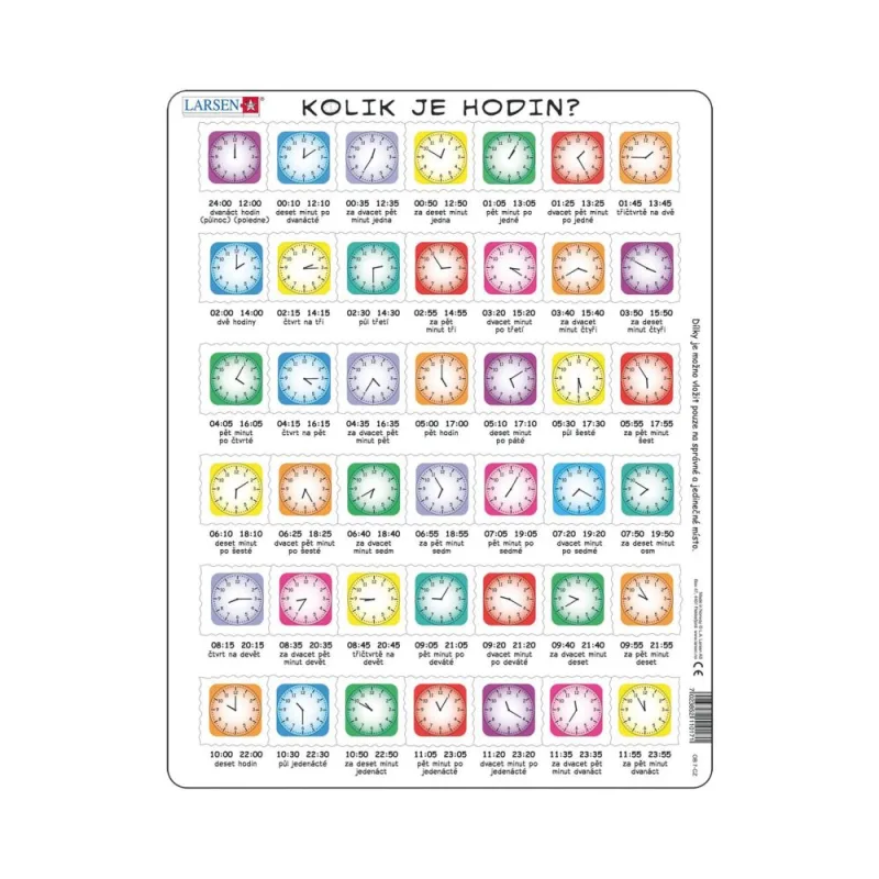 Dino HODINY 42 d. EDU Puzzle