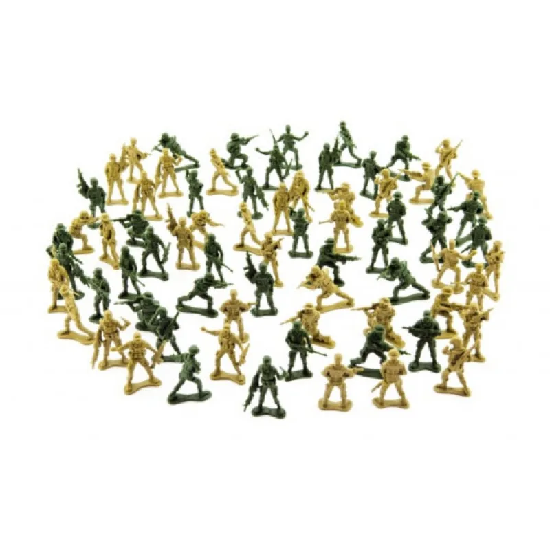 Vojáčci plast, 2 barvy vojáků CZ design