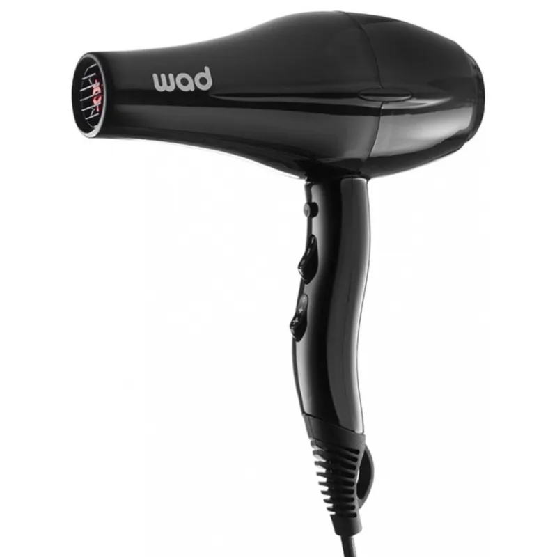 WAD Professional Gyro Hair Dryer 2000W - profesionálny ionizačný fén na vlasy - čierny