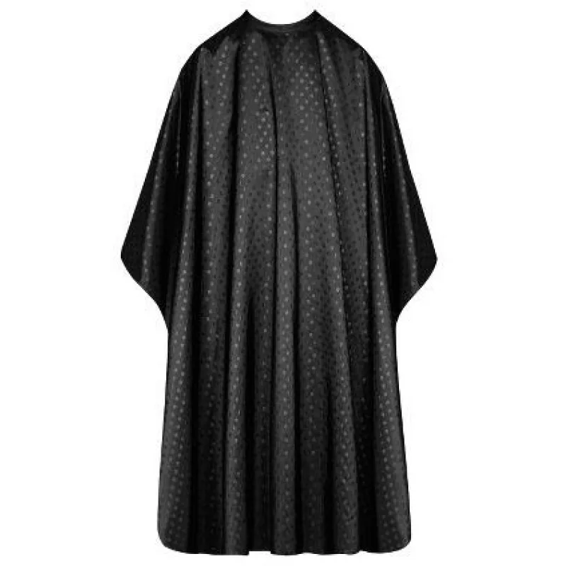 SIBEL Dots Black Kadernícka pláštenka na farbenie a strihanie vlasov - čierna