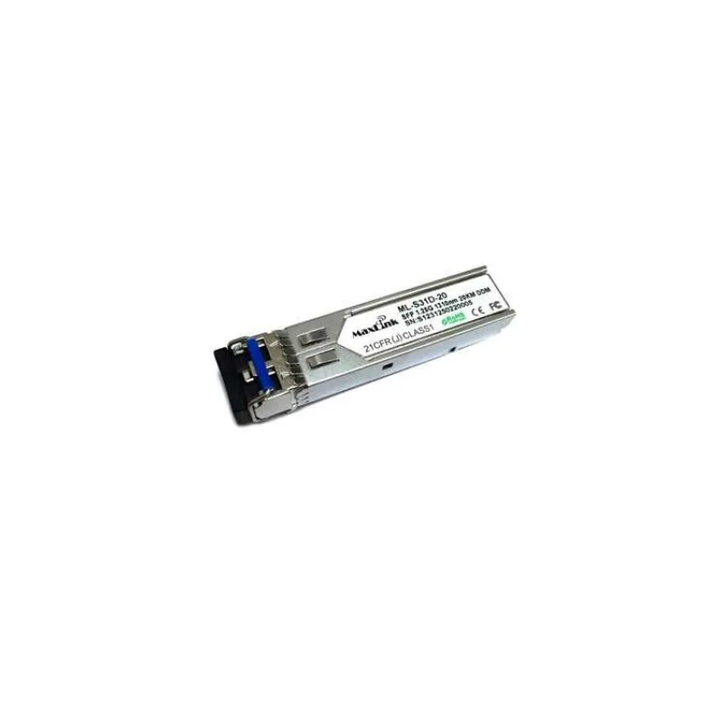 MaxLink 1.25G SFP optický modul, SM, 1310nm, 20km, 2x LC konektor, DDM (ML-S31D-20)