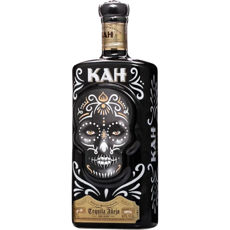 KAH Tequila Añejo Square 40% 0,7 l (čistá fľaša)
