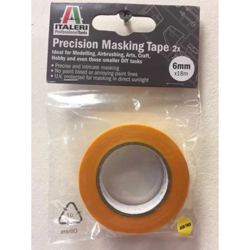 Italeri Precision Masking Tapes 50827 - maskovacia páska 6 mm - 2 ks