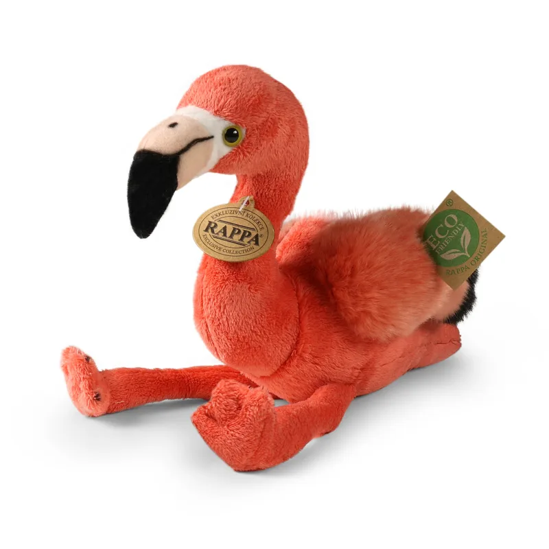 Rappa Plyšový vták plameniak 23 cm ECO-FRIENDLY