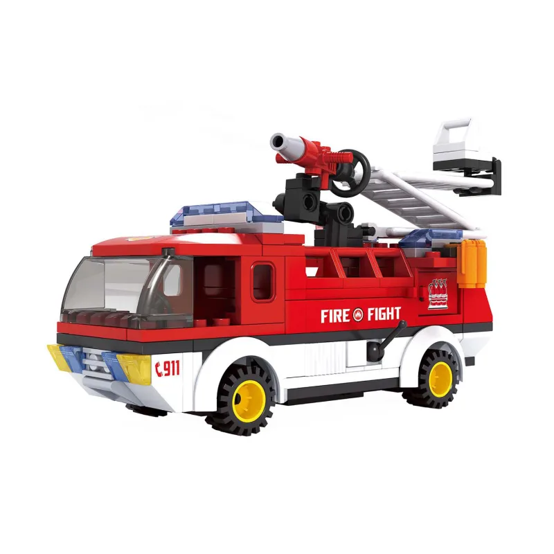 Rappa Kompatibilní stavebnice BLOXO hasiči auto 170 ks