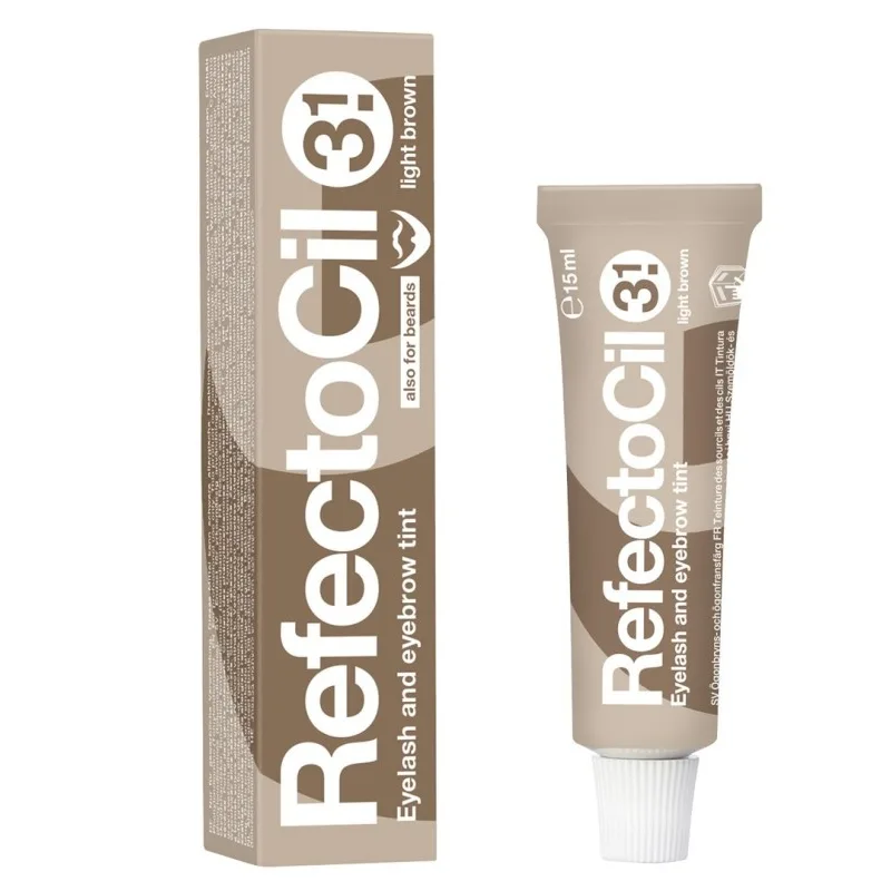 REFECTOCIL č.3,1 LIGHT BROWN - Profesionálna farba na mihalnice, obočie a fúzy 15ml - Svetlo hnedá