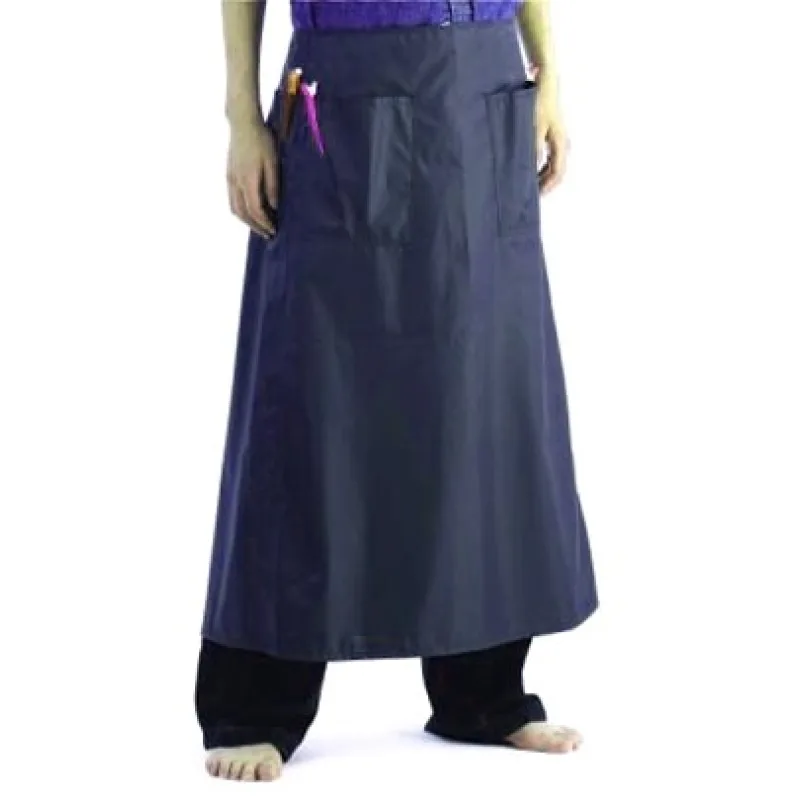 SALON Komplet Kadernická zástera do pasu na strihanie vlasov - modrá