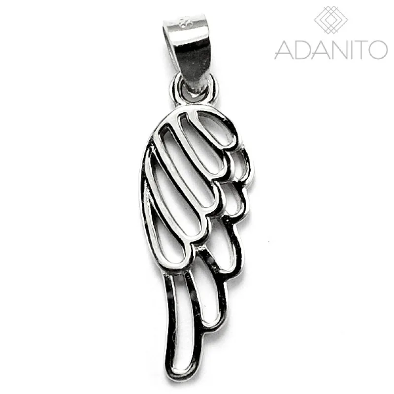 Strieborný prívesok anjelské krídlo BENETO AGH531