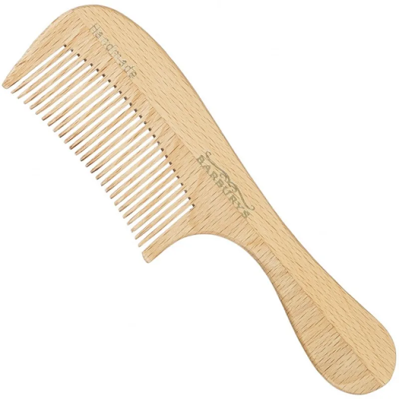 SIBEL BARBURYS Rosewood Combs 06 - Hrebeň s rúčkou z bukového dreva 190mm