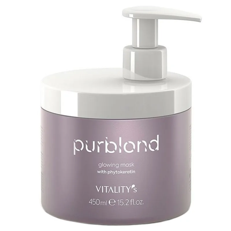 VITALITYS Purblond Glowing Mask 450ml - keratínová maska pre studenú blond vlasov