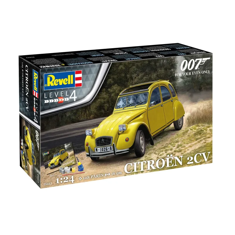 Revell Gift-Set James Bond 05663 - "Len pre tvoje oči" Citroen 2 CV (1:24)