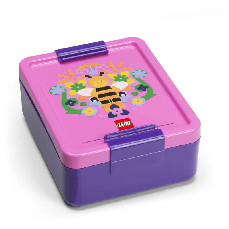 Smartlife LEGO Bee box na svačinu - fialová