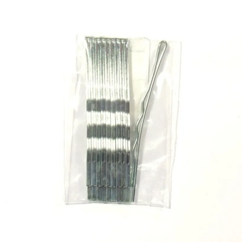 DUKO-EXIM DUKO Pomôcky Kadernícke sponky do vlasov 5cm - strieborné 10ks