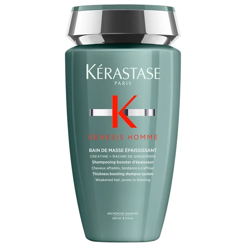 KÉRASTASE Genesis Homme Bain De Masse 250ml - pánsky šampón na posilnenie a hustotu vlasov