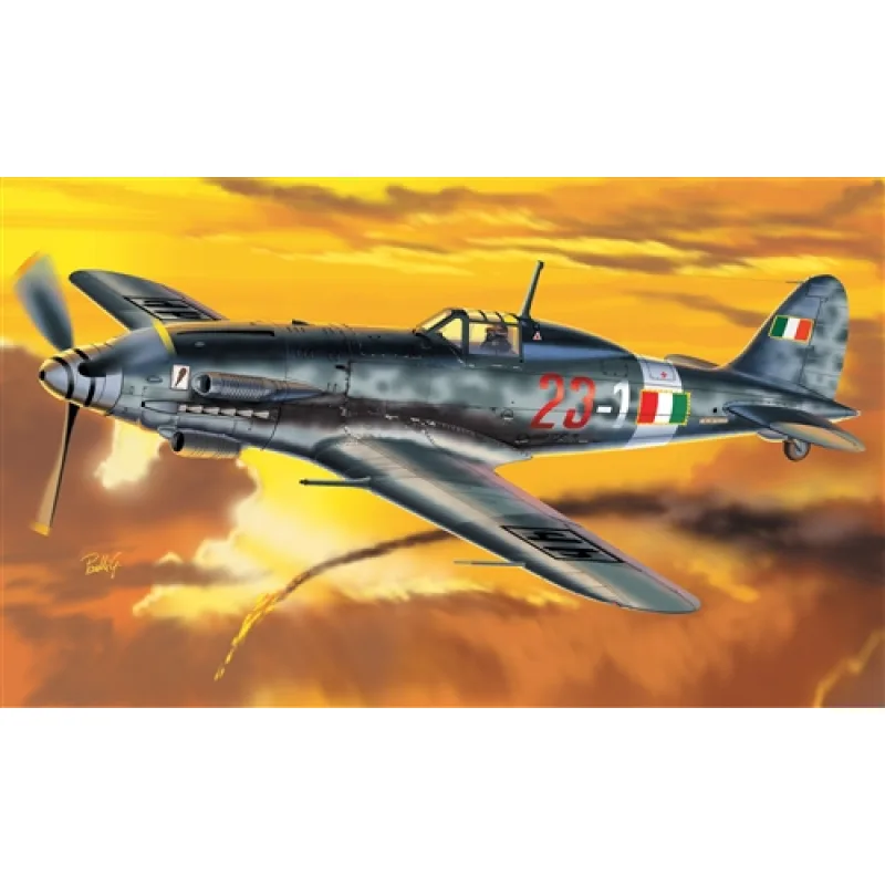 Italeri Model Kit letadlo 1227 - MC. 205 VELTRO (1:72)