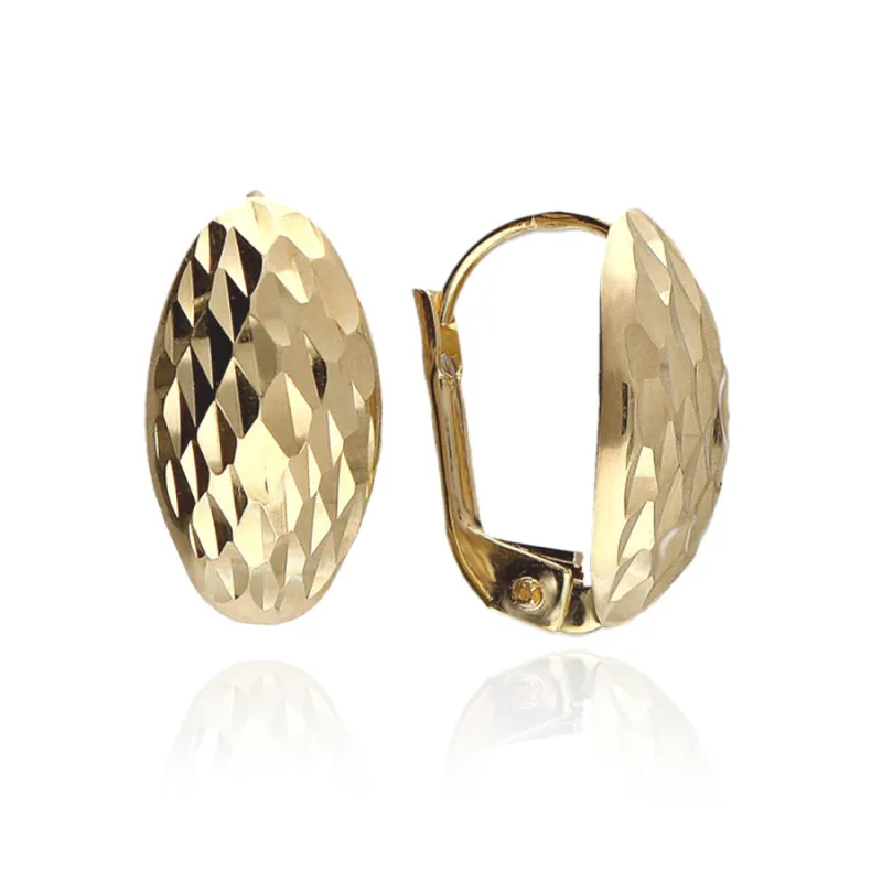 Náušnice zo žltého zlata MOISS EA001073