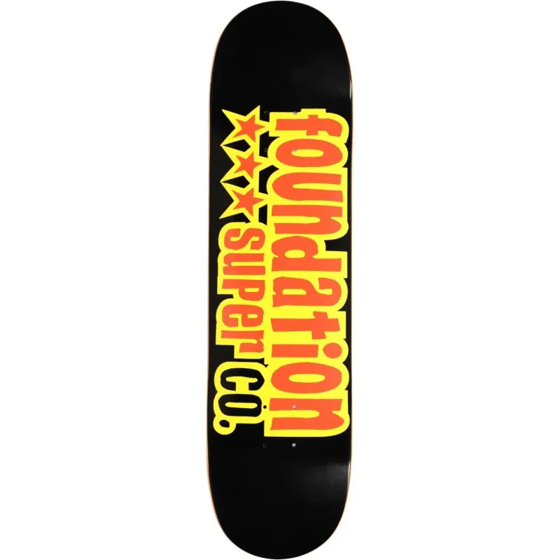 Foundation Team Skate Deska (8.125"|3 Star Black)