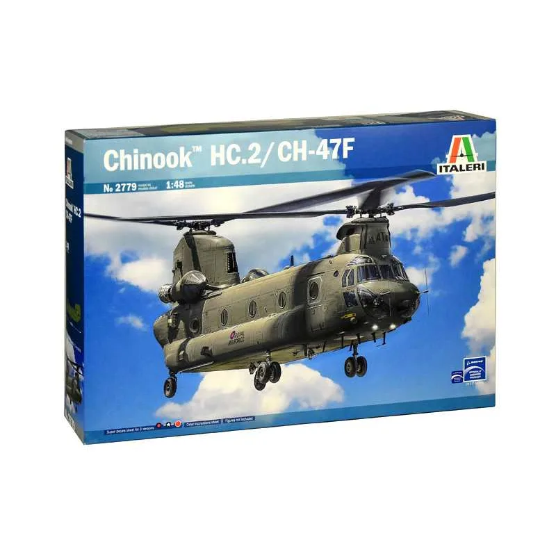 Italeri Model Kit vrtuľník 2779 - CHINOOK HC.2 CH-47F (1:48)