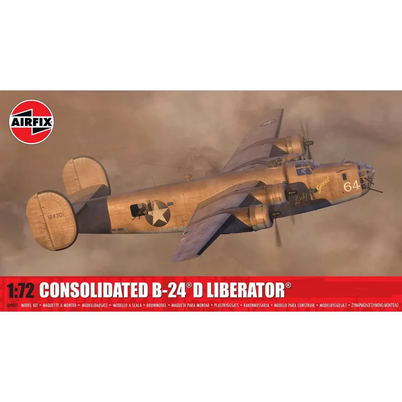 Airfix Classic Kit letadlo A09011 - Consolidated B-24D Liberator (1:72)
