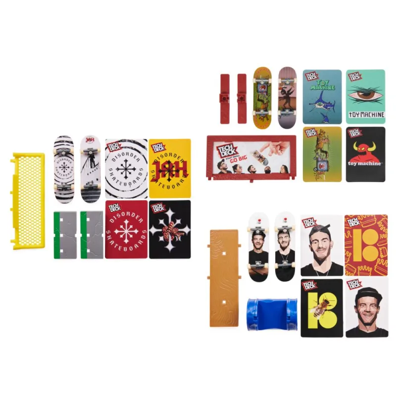 Spin Master TECH DECK FINGERBOARD DOUBLE PACKING WITH HALT