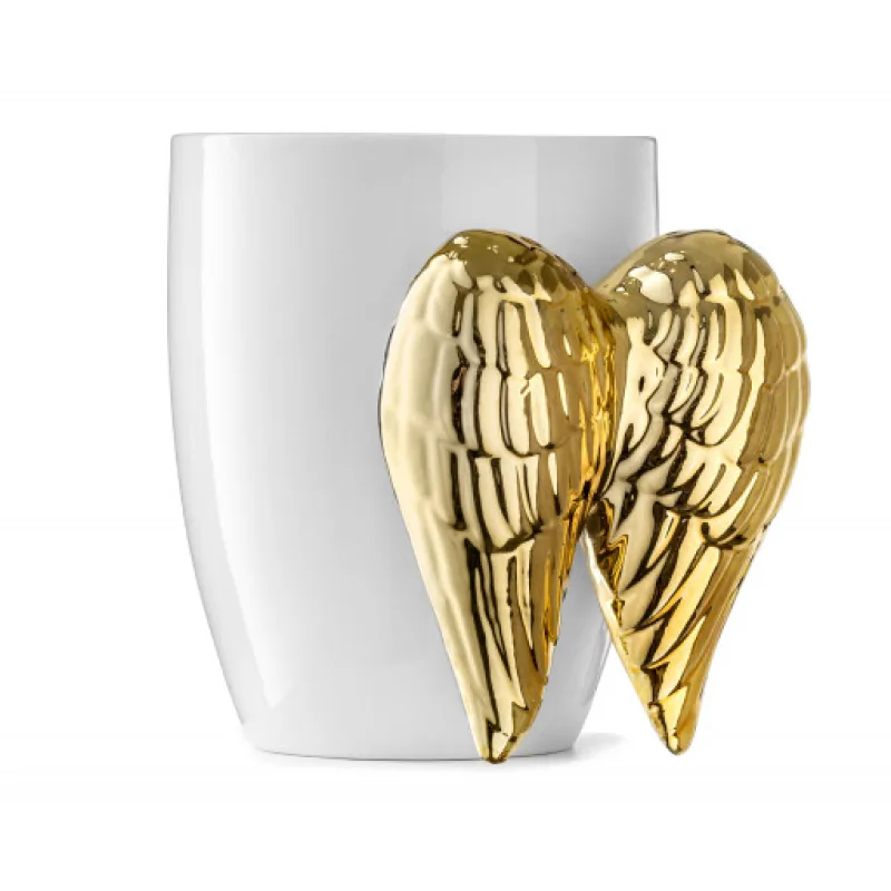 Gadget Master Velký hrnek Andělská křídla, Zlatá 450 ml.