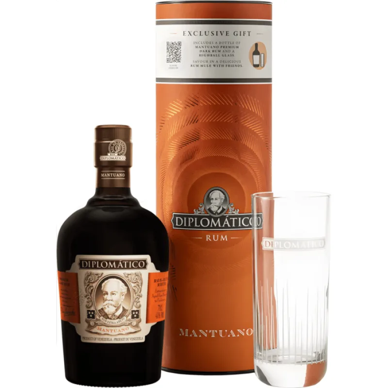 Diplomatico Mantuano 40% 0,7 l (darčekové balenie 1 pohár)