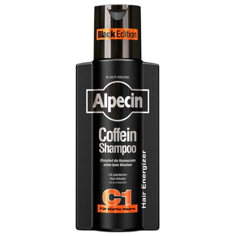 DR. WOLFF ALPECIN C1 Black Edition Coffein Shampoo 250ml - šampón pre rast vlasov