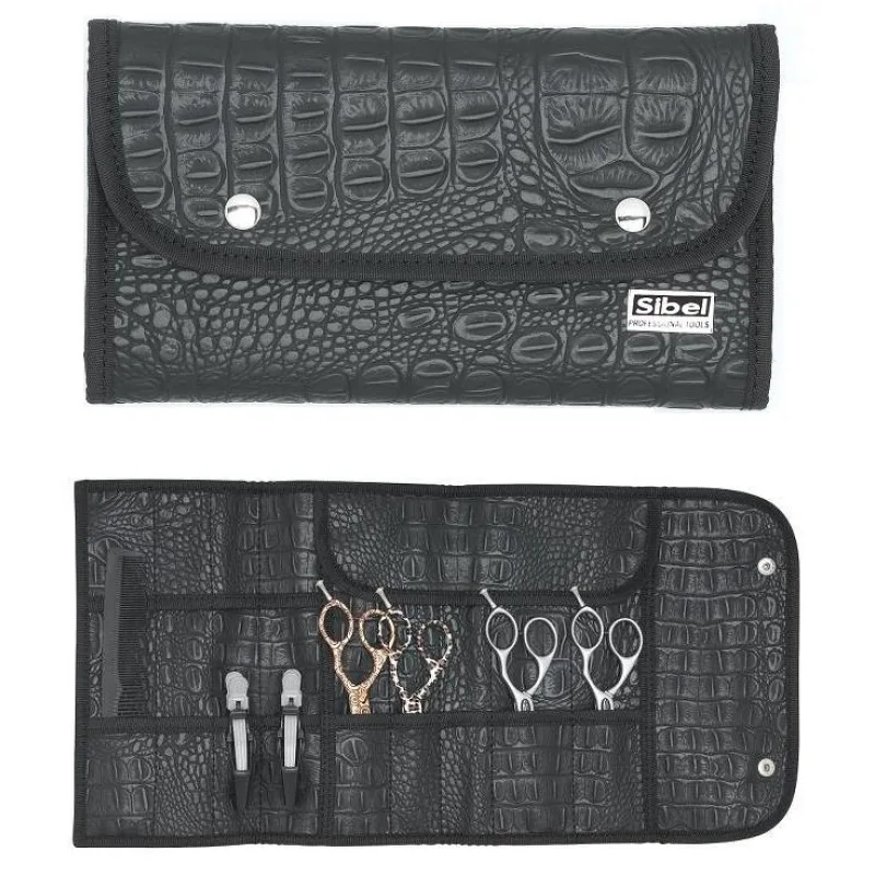 SIBEL 0151008 Multi Toll Roll - kadernícke puzdro na nožnice a nástroje - čierne