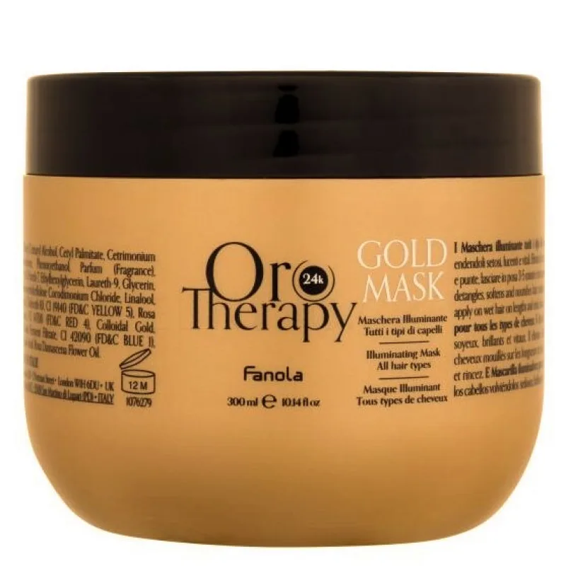 FANOLA Oro Therapy 24K Gold Mask 300ml - maska na hlbokú výživu a obnovu vlasov