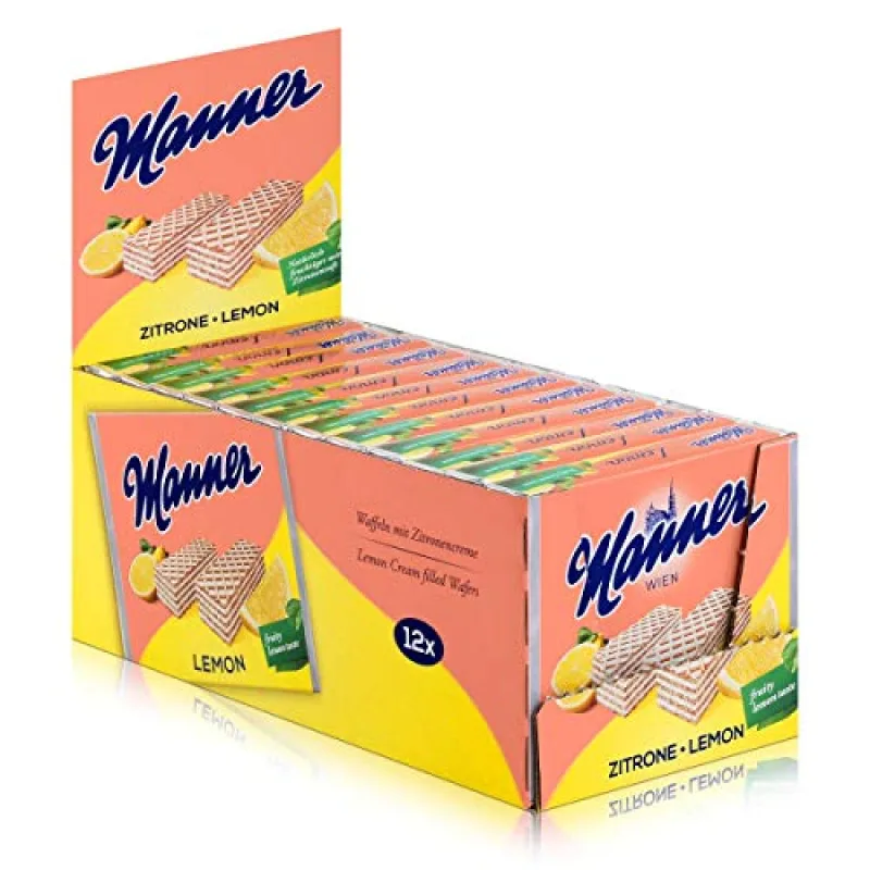 Manner Neapolitaner 75g x 12 citrónová príchuť