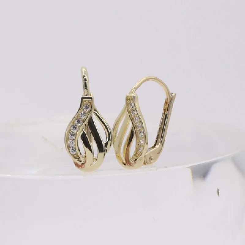 Zlaté náušnice na patent KA CDL279, 1.85 g, 1.85 g