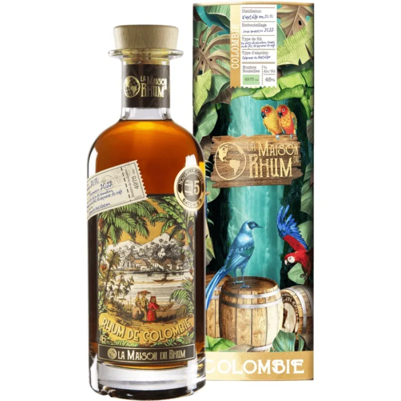 La Maison du Rhum Colombie 2010/ 2022 Batch No.5 46% 0,7 l (tuba)