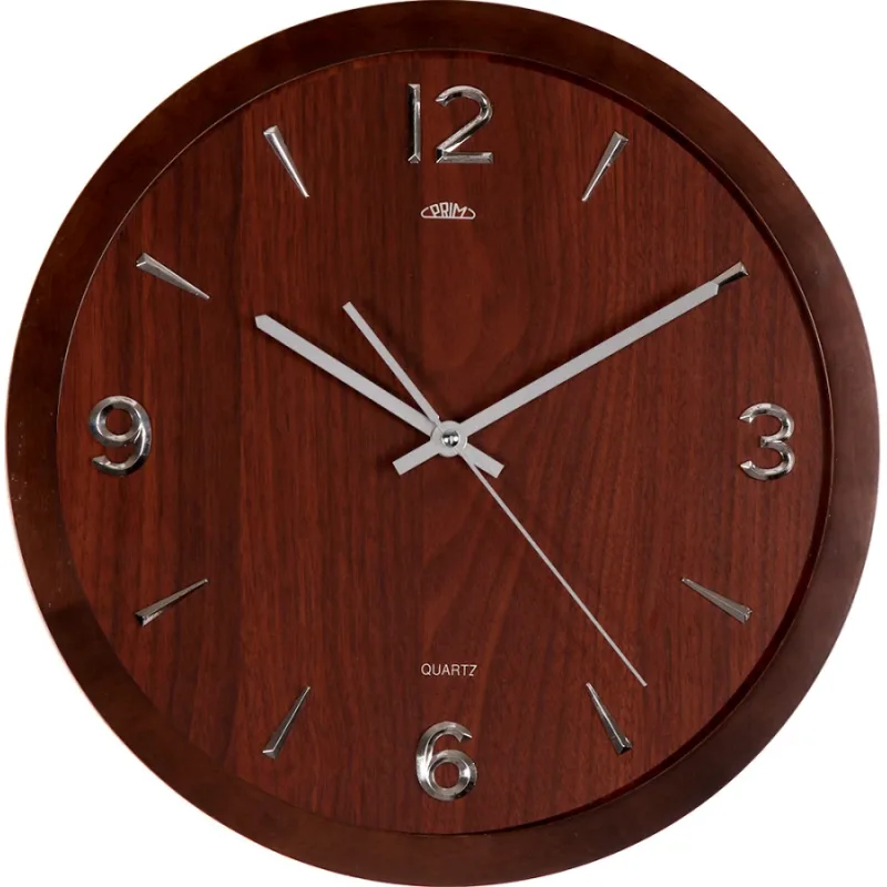 Nástěnné hodiny Wood Style II PRIM E07P.3886.54