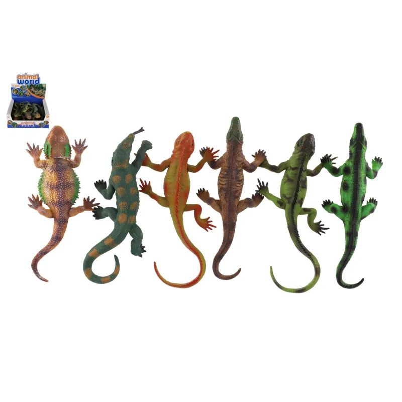 Teddies Zvieratko jaštery s prísavkou guma 22cm mix druhov 12ks v boxe