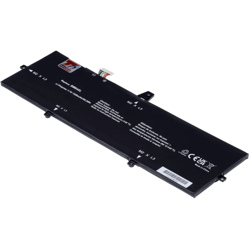 Baterie T6 Power HP EliteBook x360 1030 G3, EliteBook x360 1040 G3, 7300mAh, 56Wh, 4cell, Li-pol NBHP0208