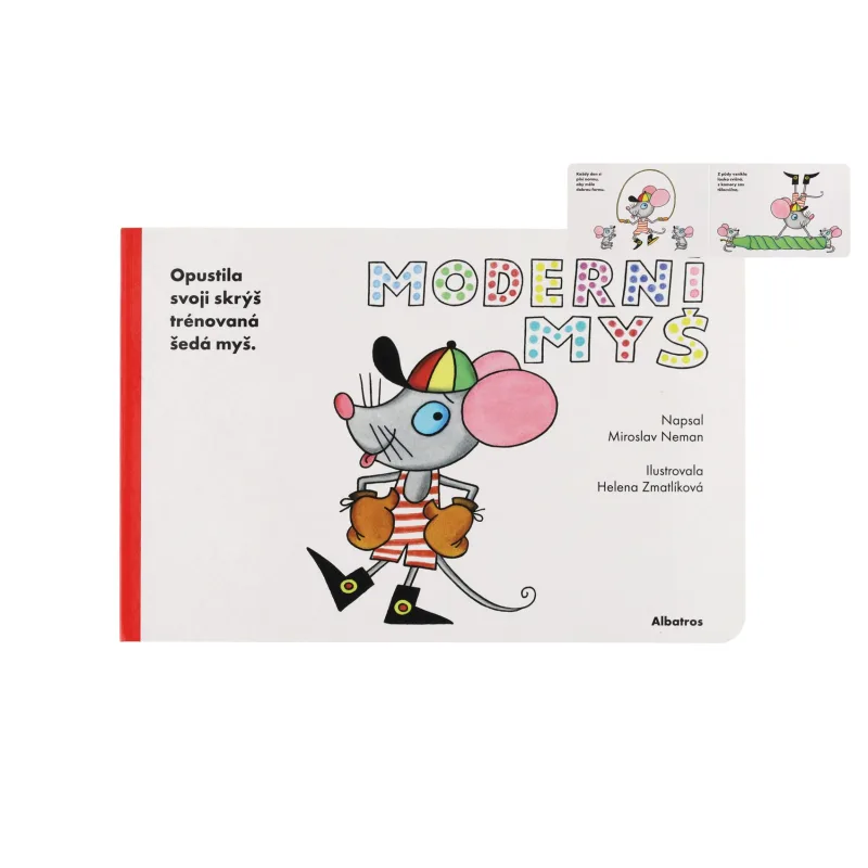 Albatros Knižka Moderná myš CZ text 24x16cm 24m+