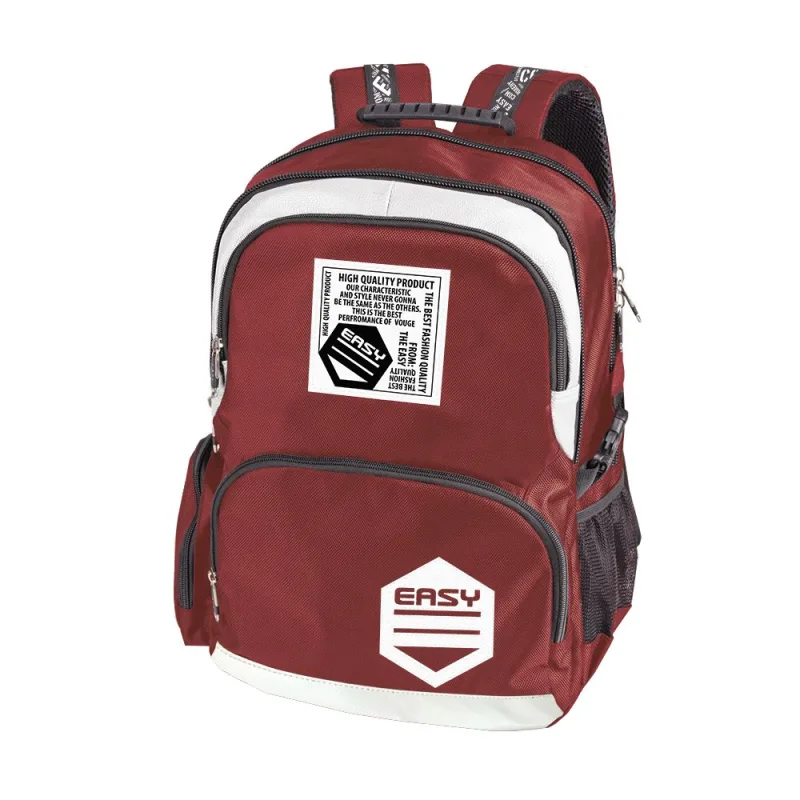 Easy školní batoh Red Easy 46x30x15 cm