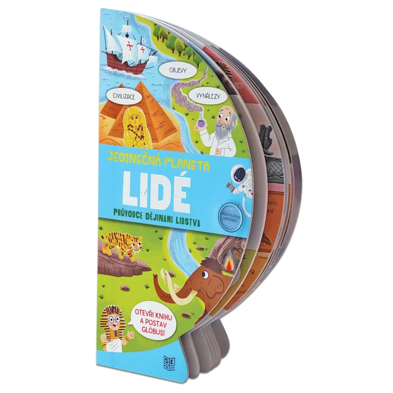 PEXI Knižný skladací glóbus - ĽUDIA