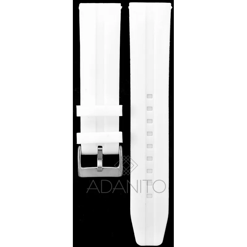 Predĺžený silikónový remienok na hodinky 24 mm DILOY SBR03L.24.22