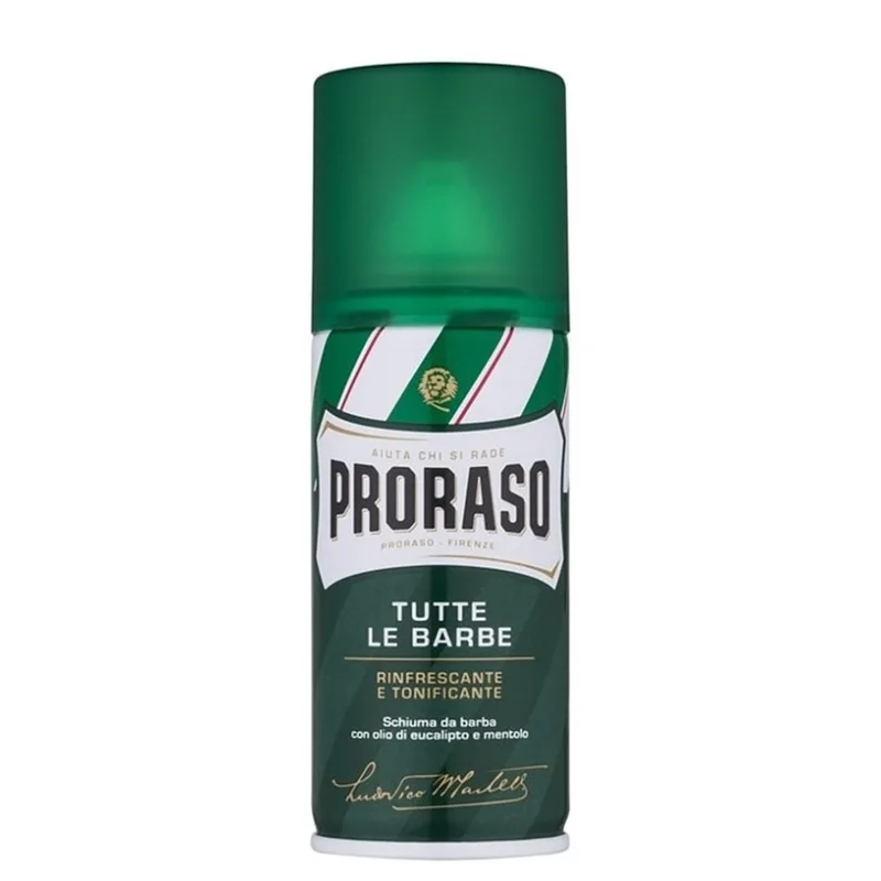 PRORASO Eucalyptus Osviežujúci pena na holenie v cestovnom balení - eukalyptus 100ml