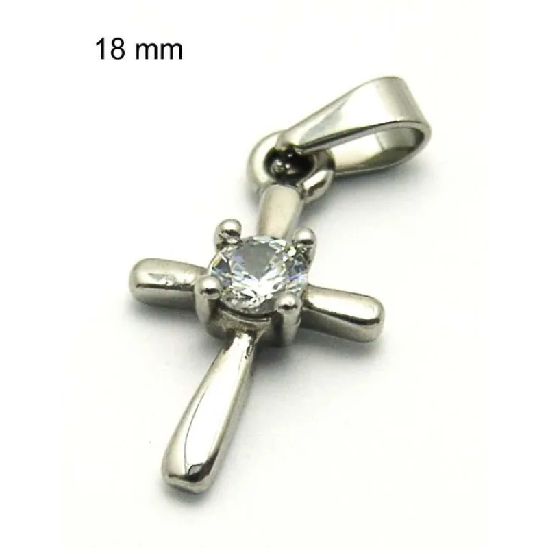 Prívesok z chirurgickej ocele krížik EXEED 240905-